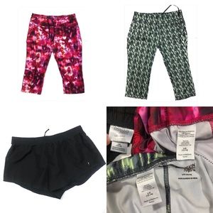 Bundle of 3 Active Workout Bottoms Size Large